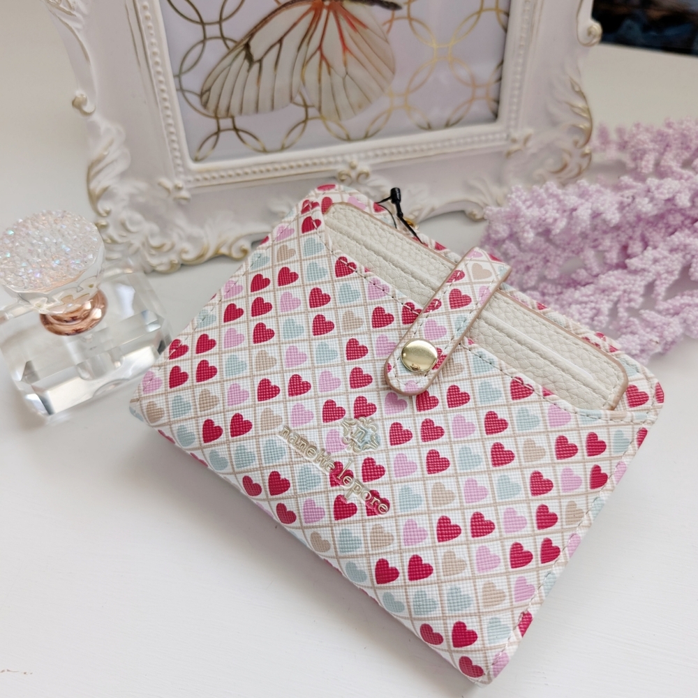 Nanette Lepore heart mini wallet